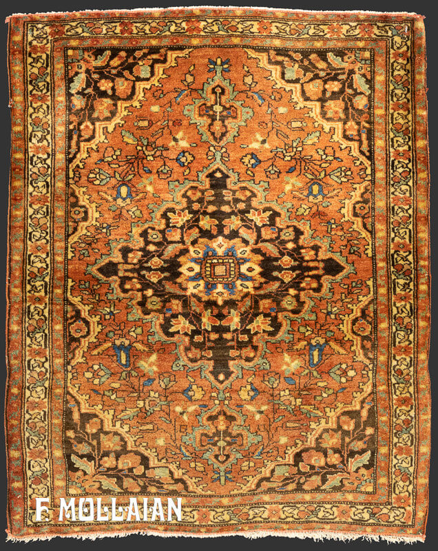 Antique Persian Saruk Farahan Rug n°:81392277